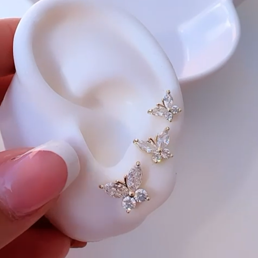 Set de Aretes Mariposa Z