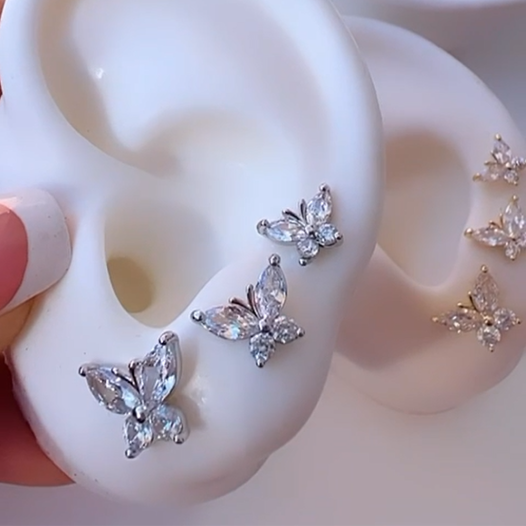 Set de Aretes Mariposa Z