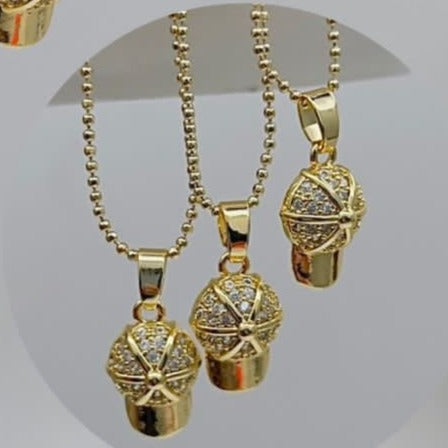 Gold pendant chain C