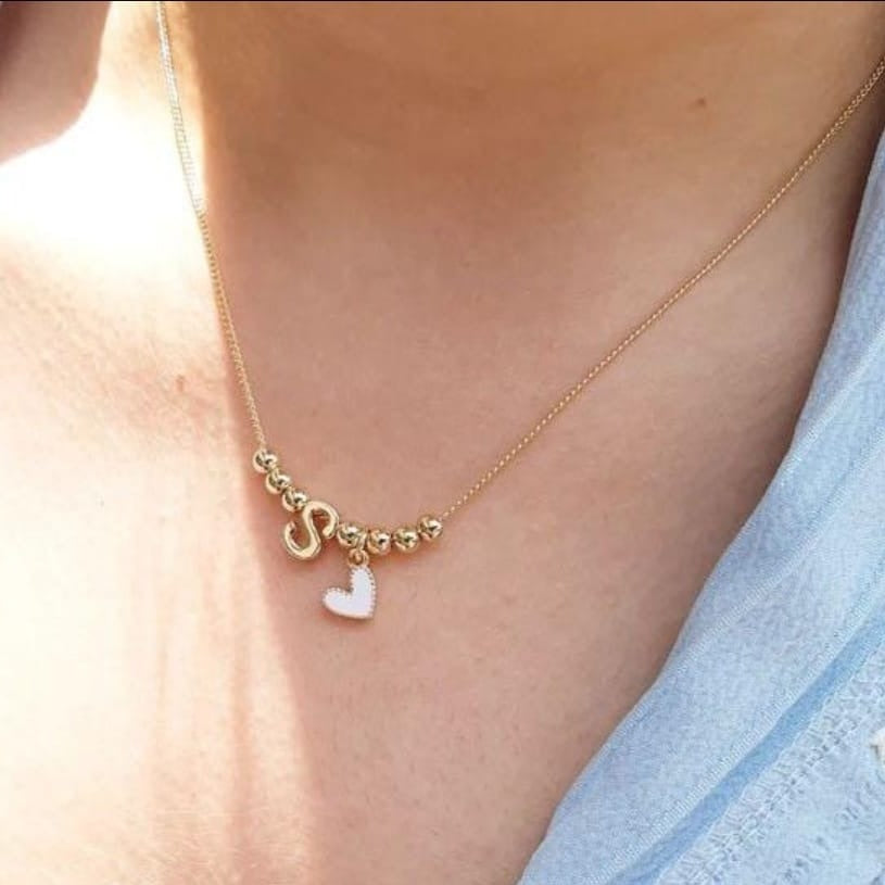 Cadena Letras y Dijes Personalizable