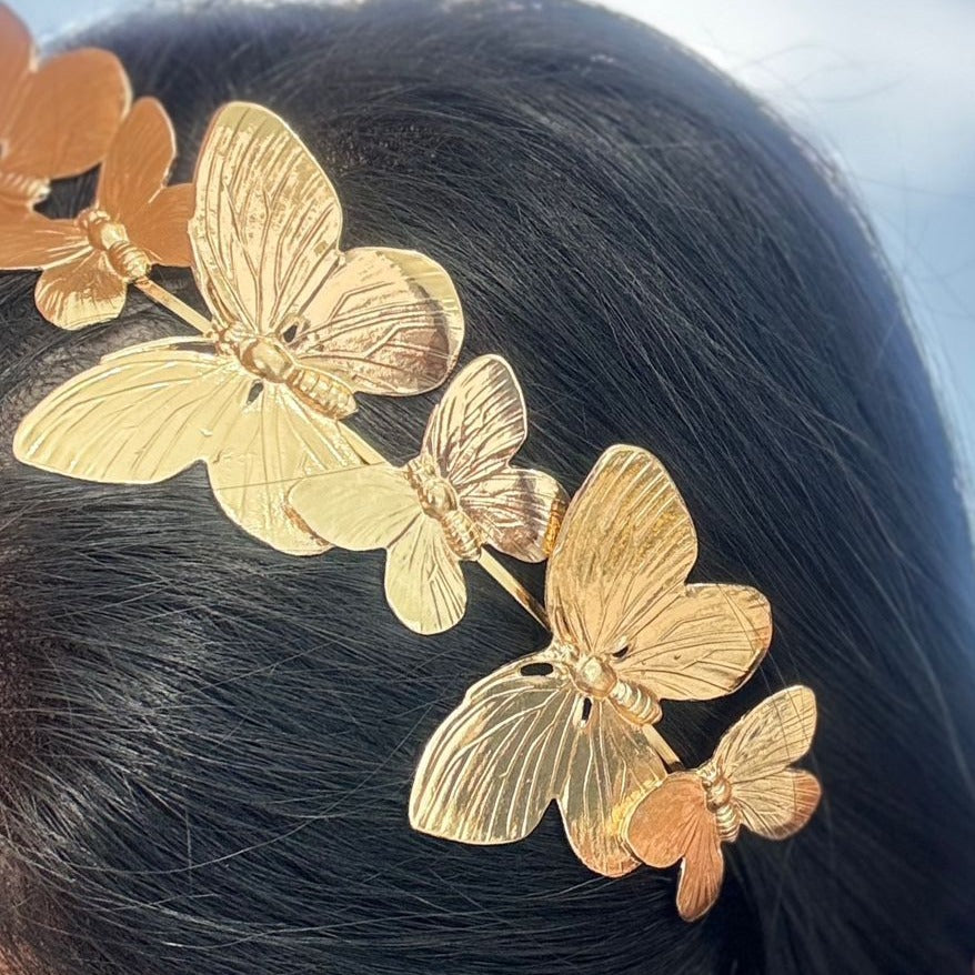 Diadema Mariposas para Cabello