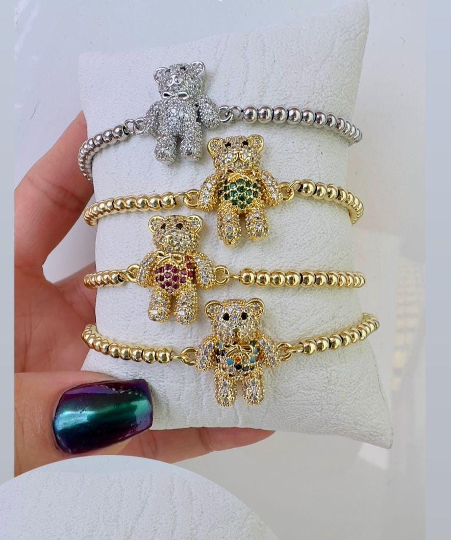 Pulseras balines de ositos P