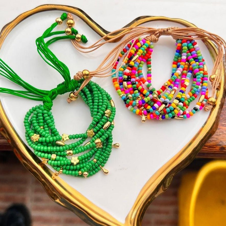 Pulseras mostacillas P