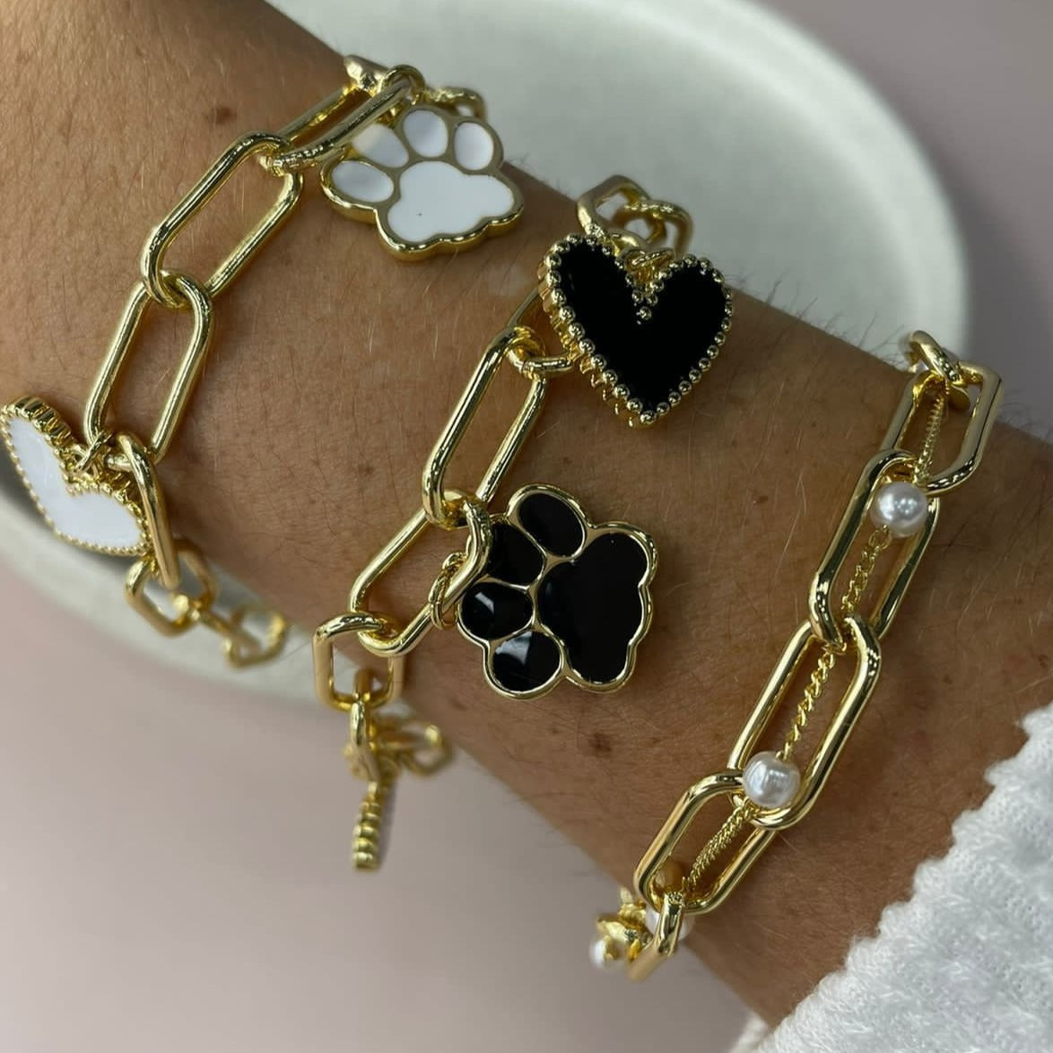 Pulseras eslabones P