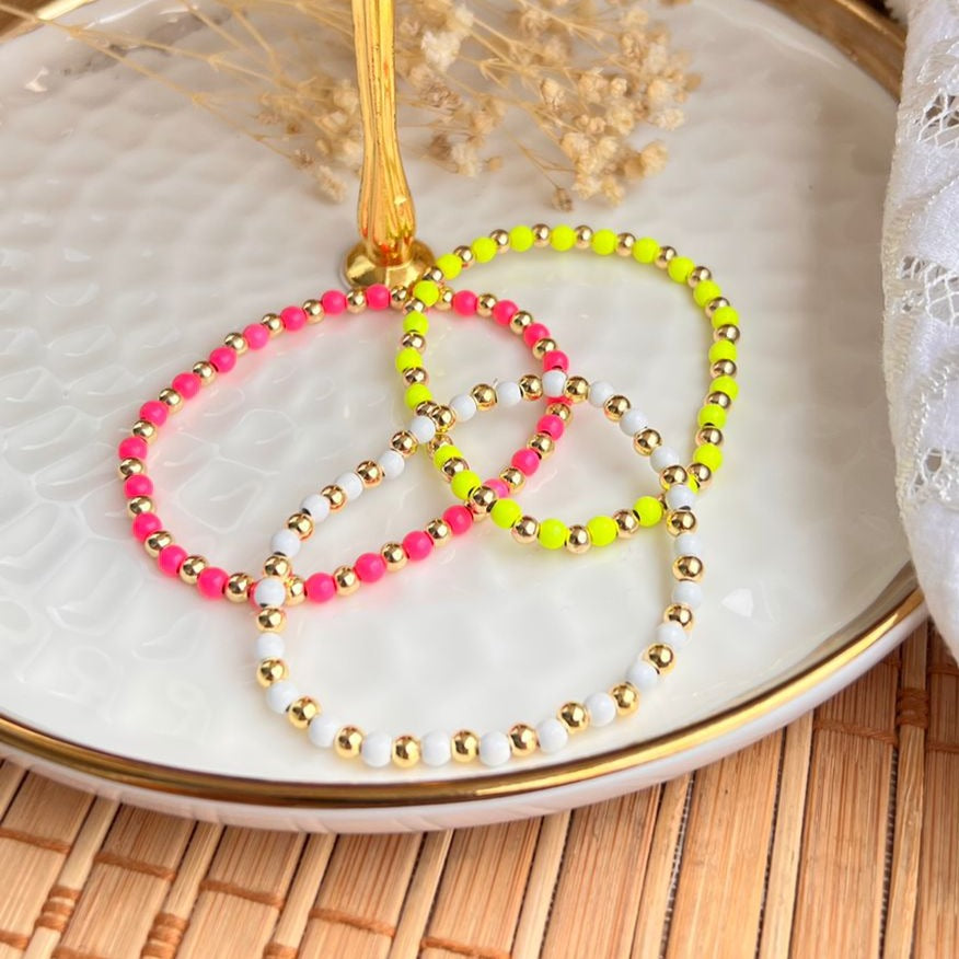 Set of colorful bracelets