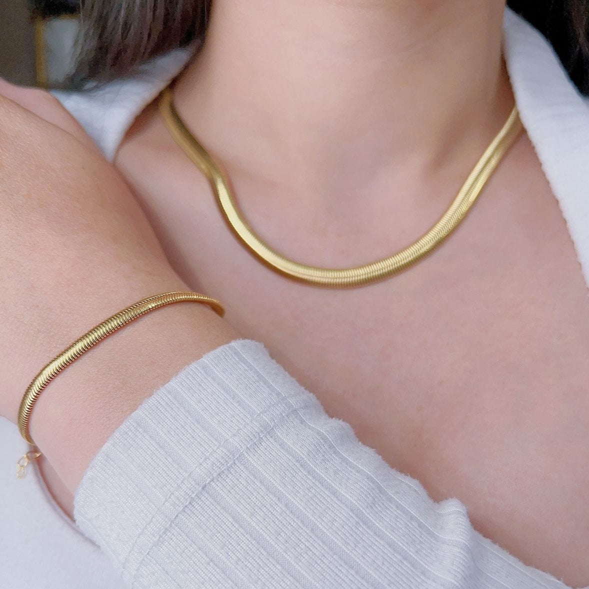 Set Cadena espejo y pulsera OFF
