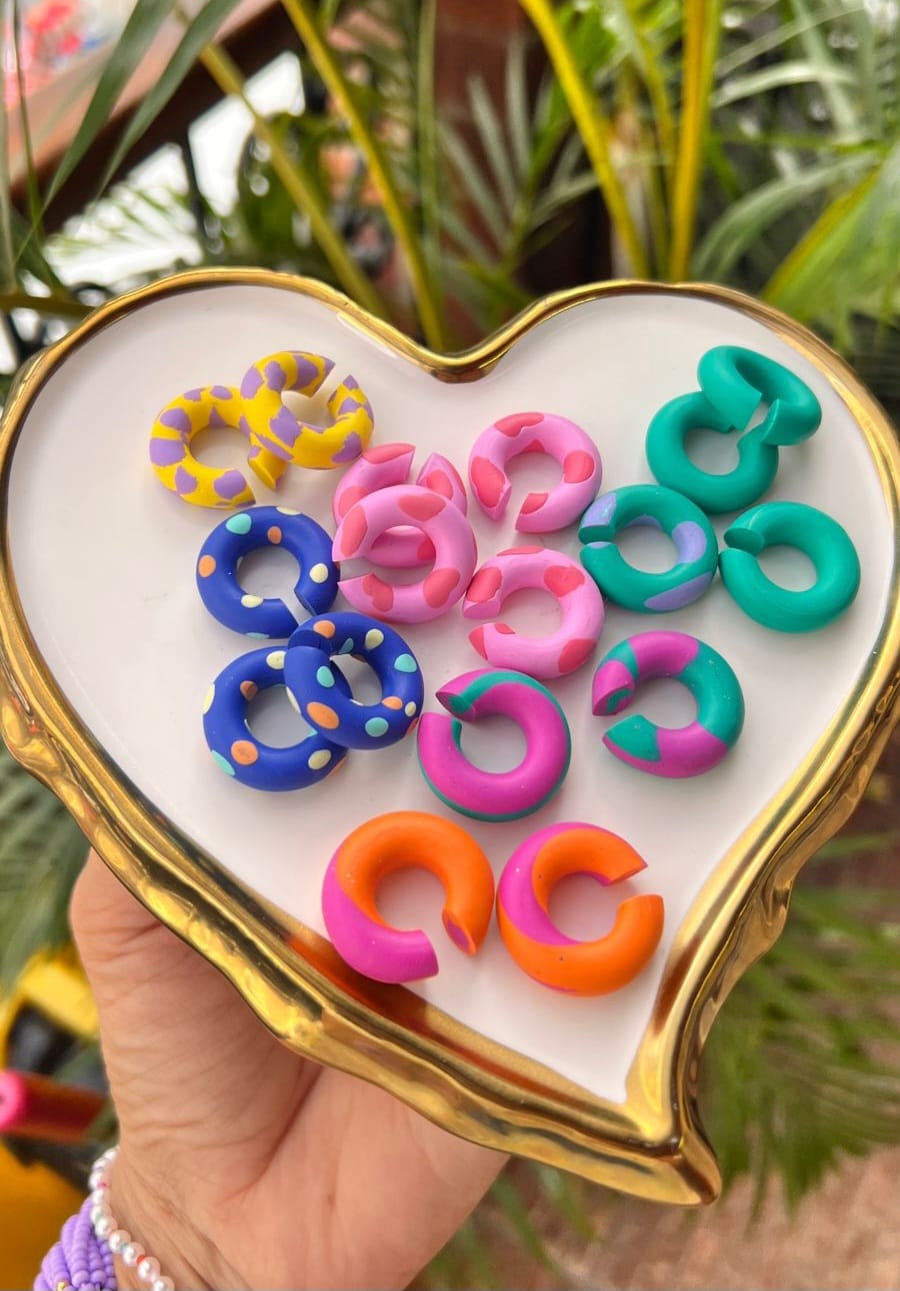 EarECuff polymer clay simulators