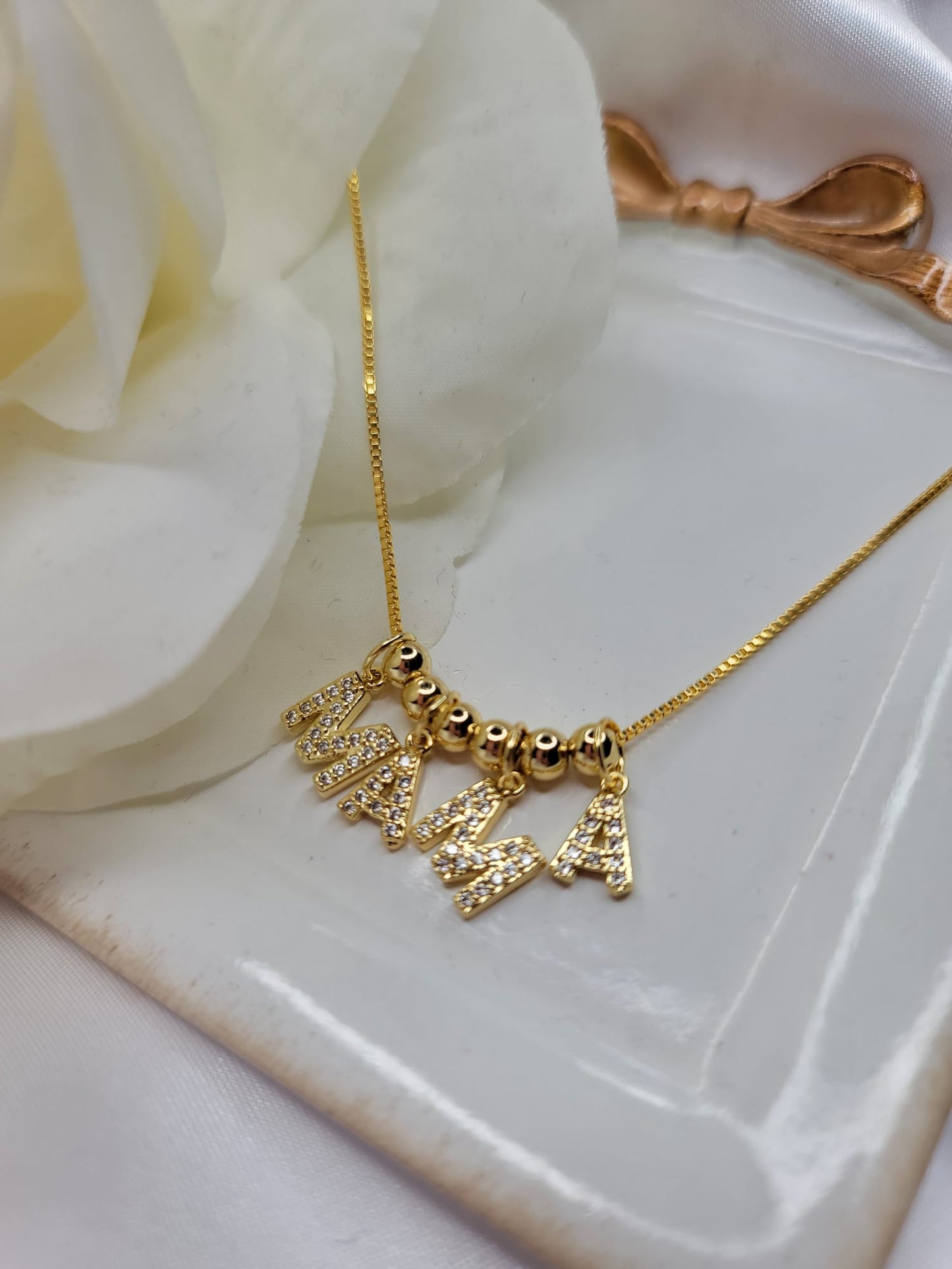 Customizable Rhodium Plated Smooth Chain