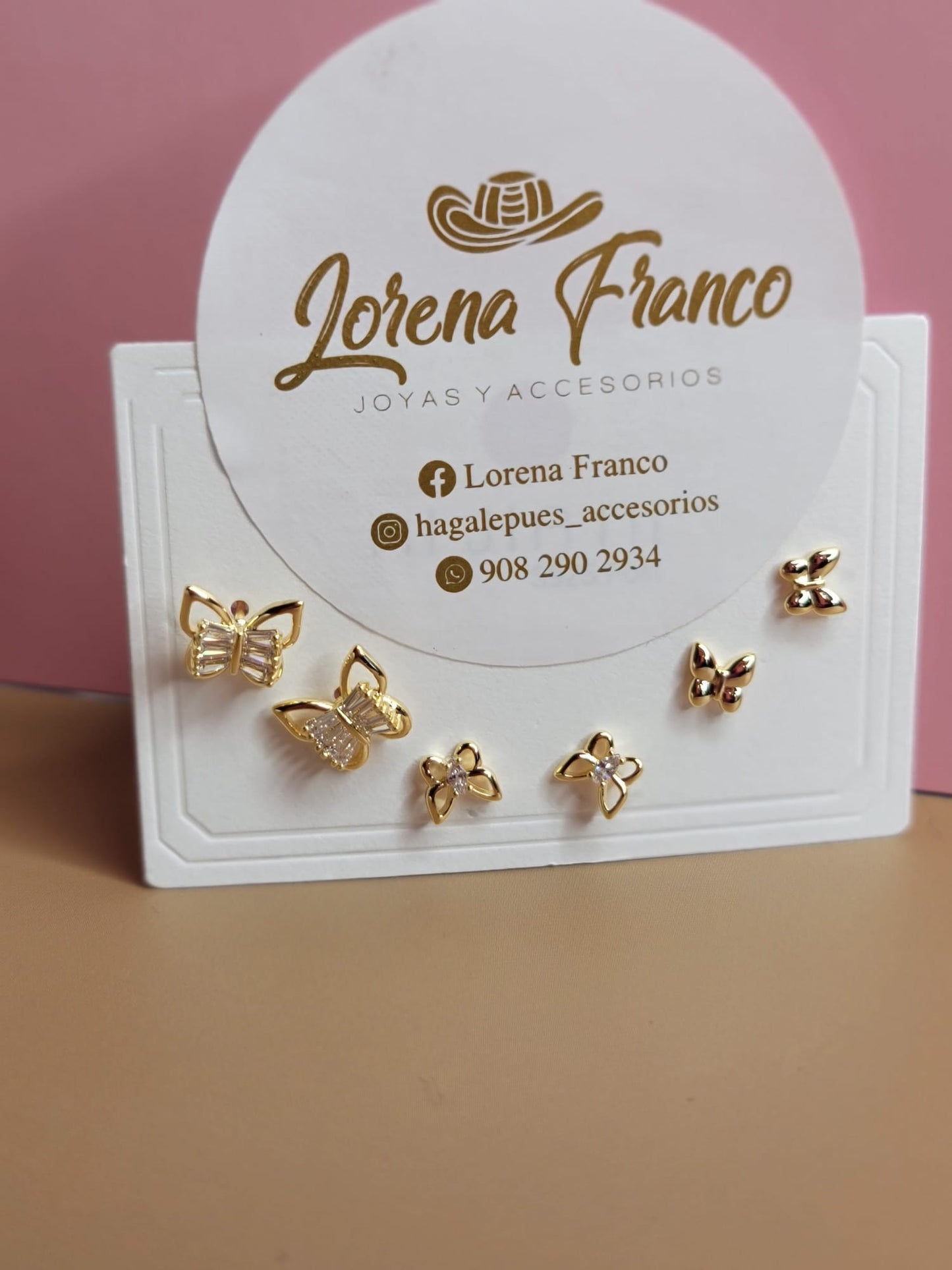 Set Trio de aretes