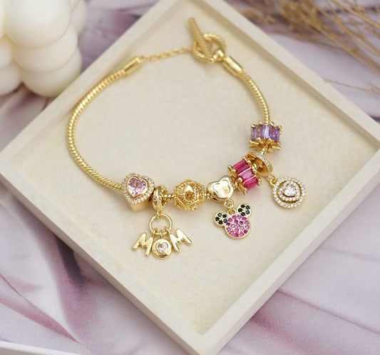Golden Mama Charm Bracelet P