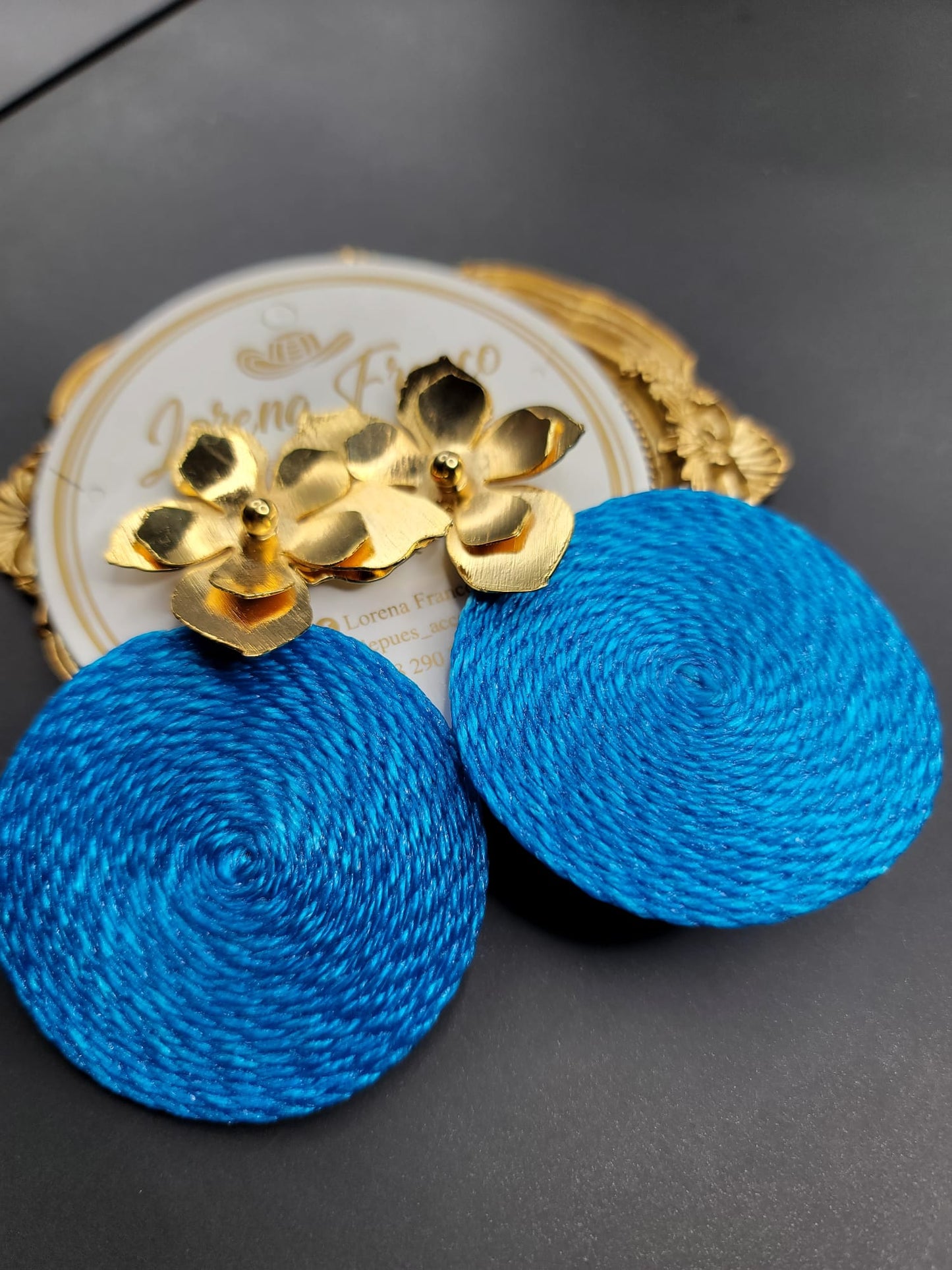 Arete Color azul claro Z OFF