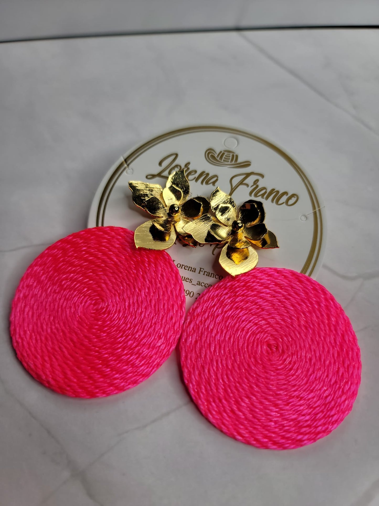 Arete Color Fucsia Z OFF