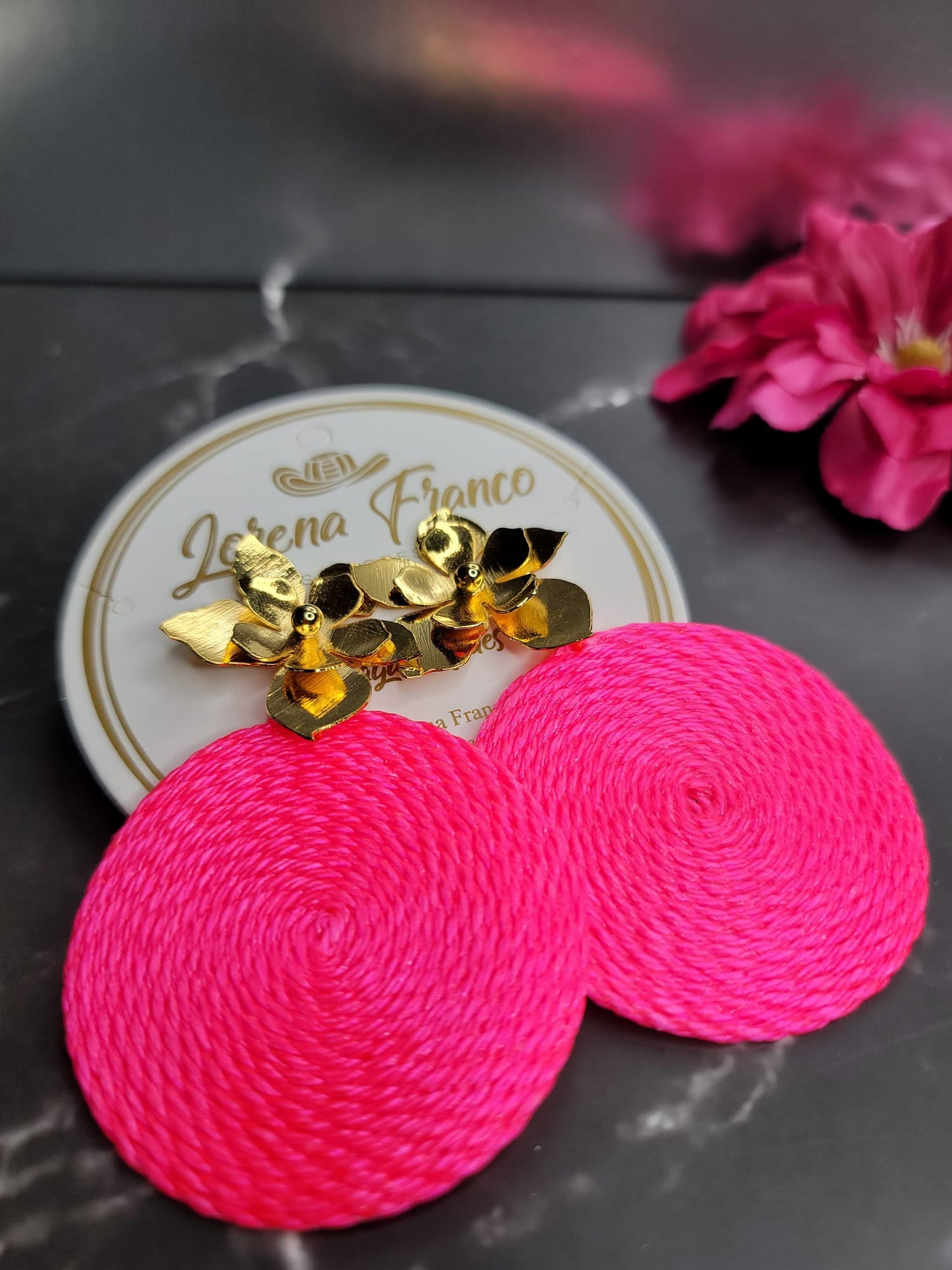 Arete Color Fucsia Z OFF