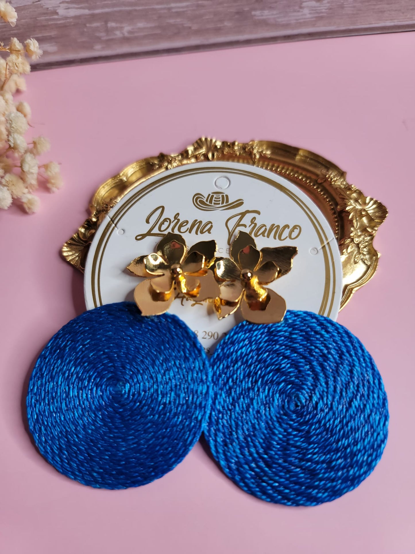 Arete Color azul Z OFF