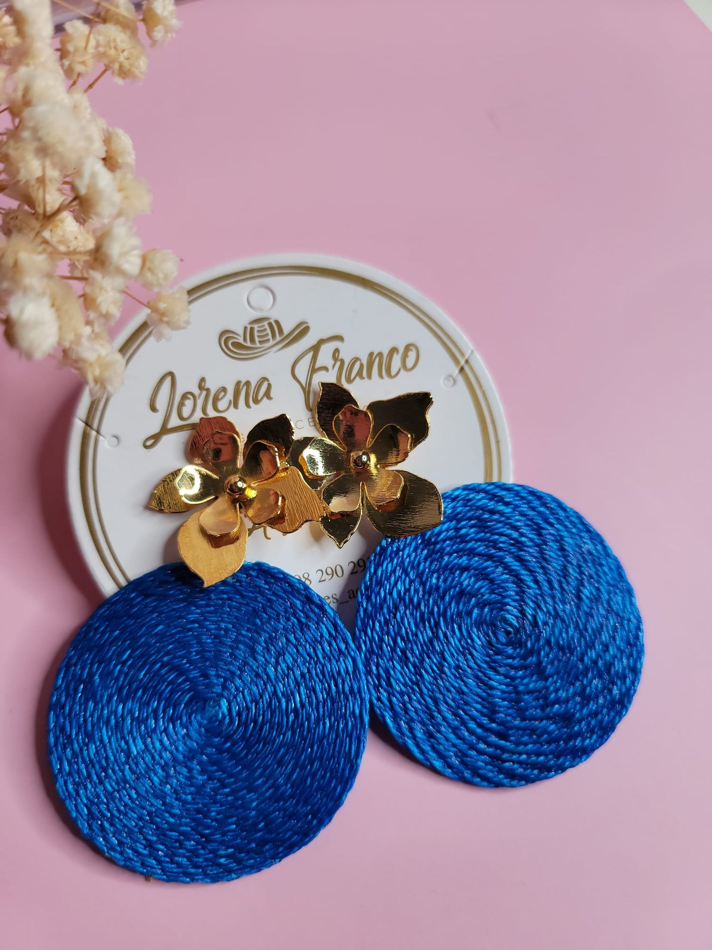 Arete Color azul Z OFF