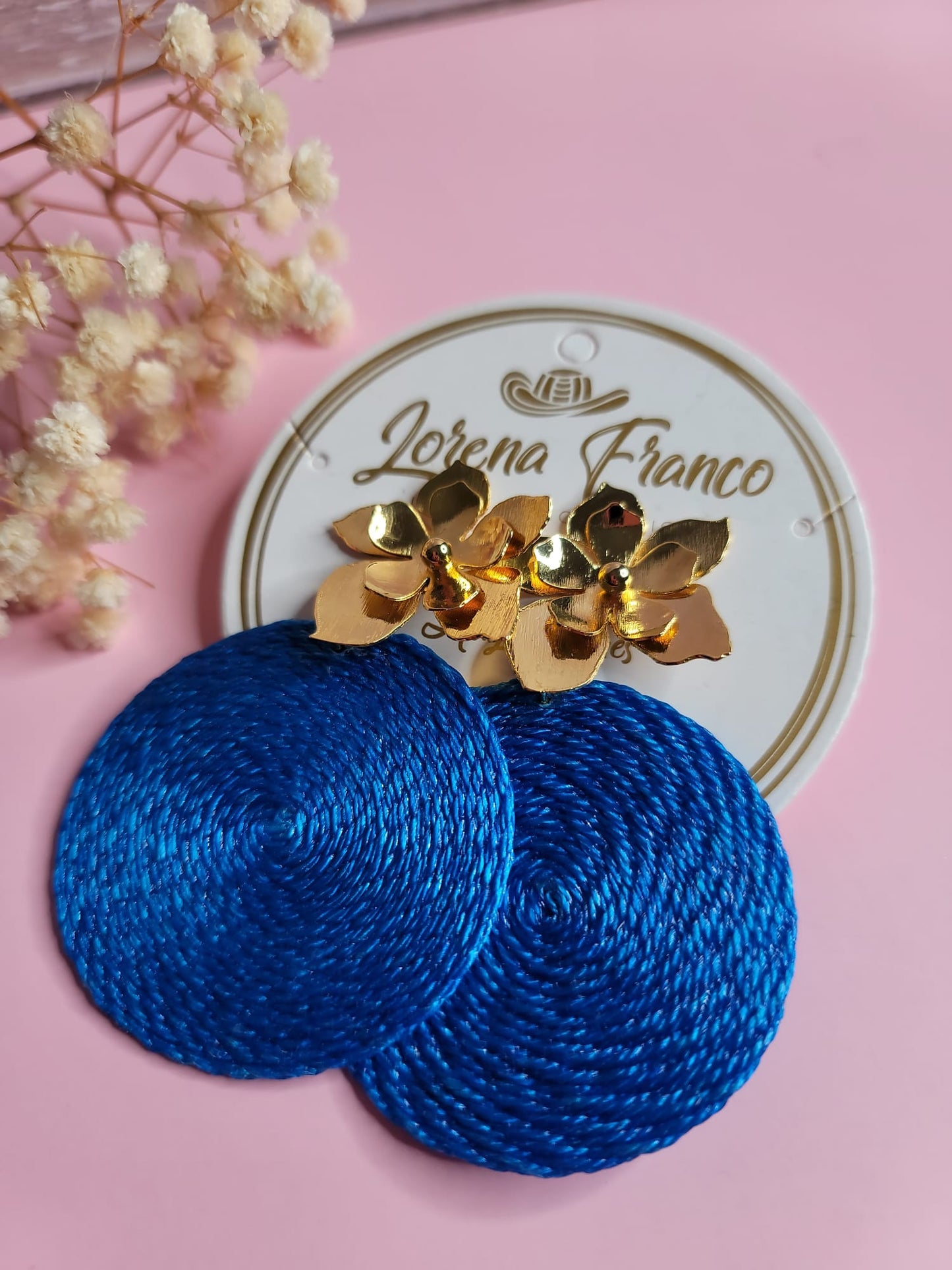 Arete Color azul Z OFF