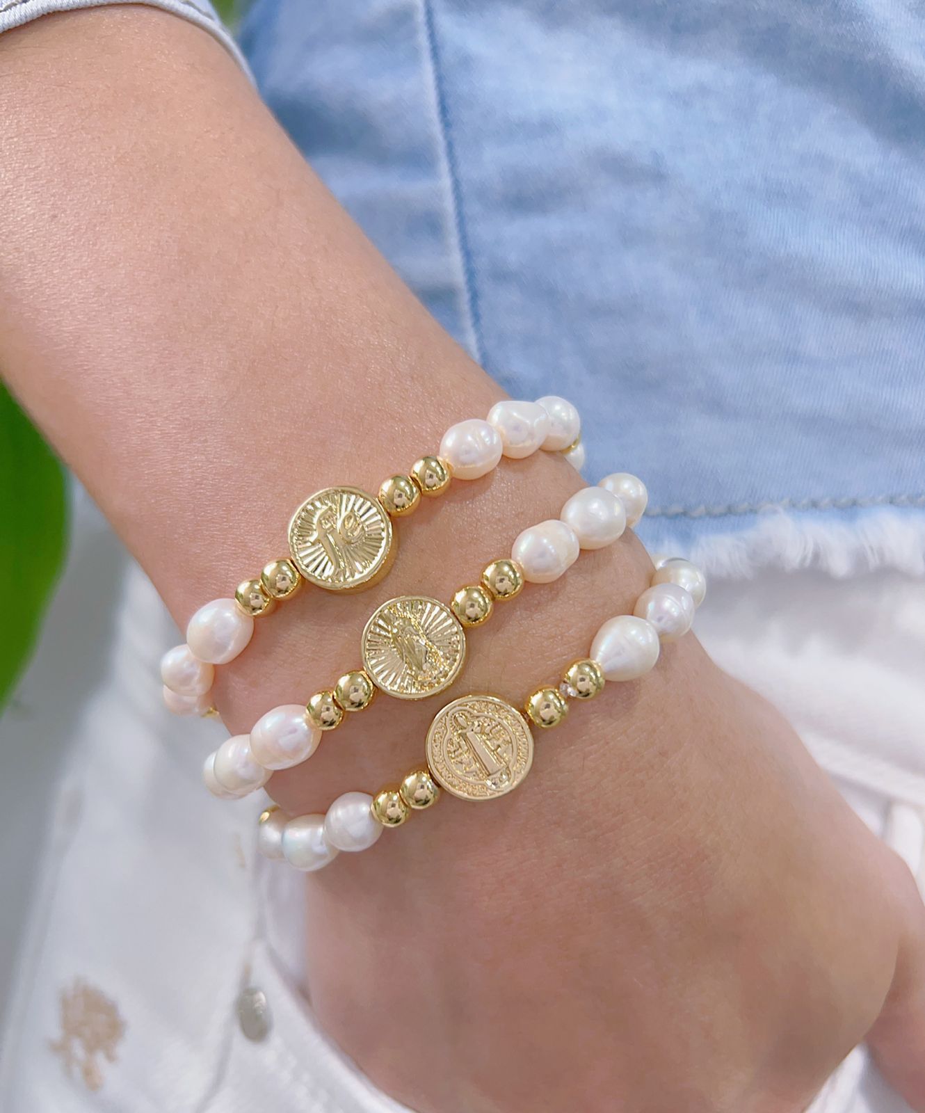 Pulsera en Perlas P