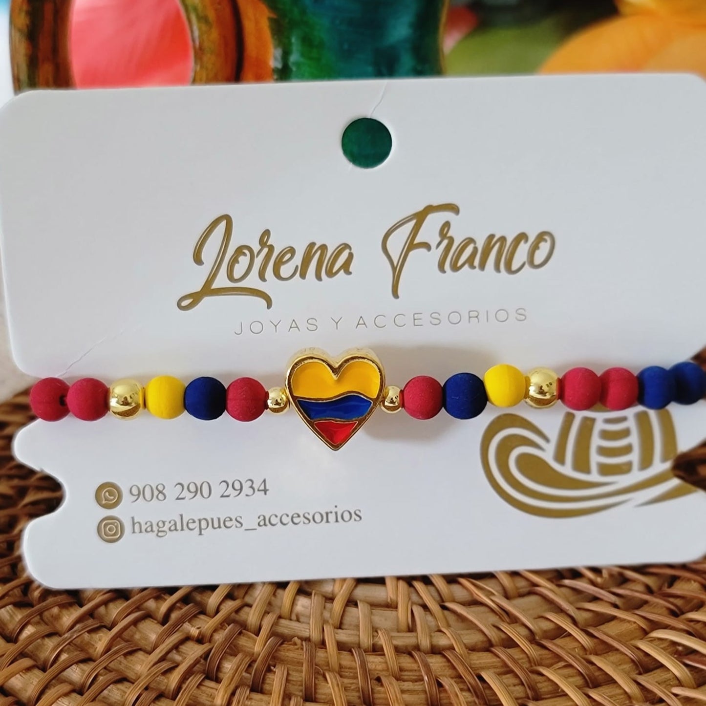 Colombia Heart Bracelet