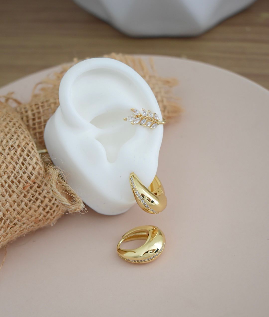 Aretes candonga zircones Z