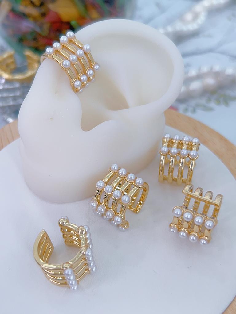 Simulador de Perlas lineas Ear Cuff ACuff