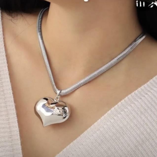 Cadena Snake Corazón C