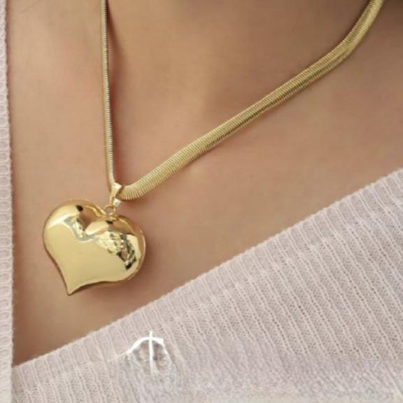 Cadena Snake Corazón C