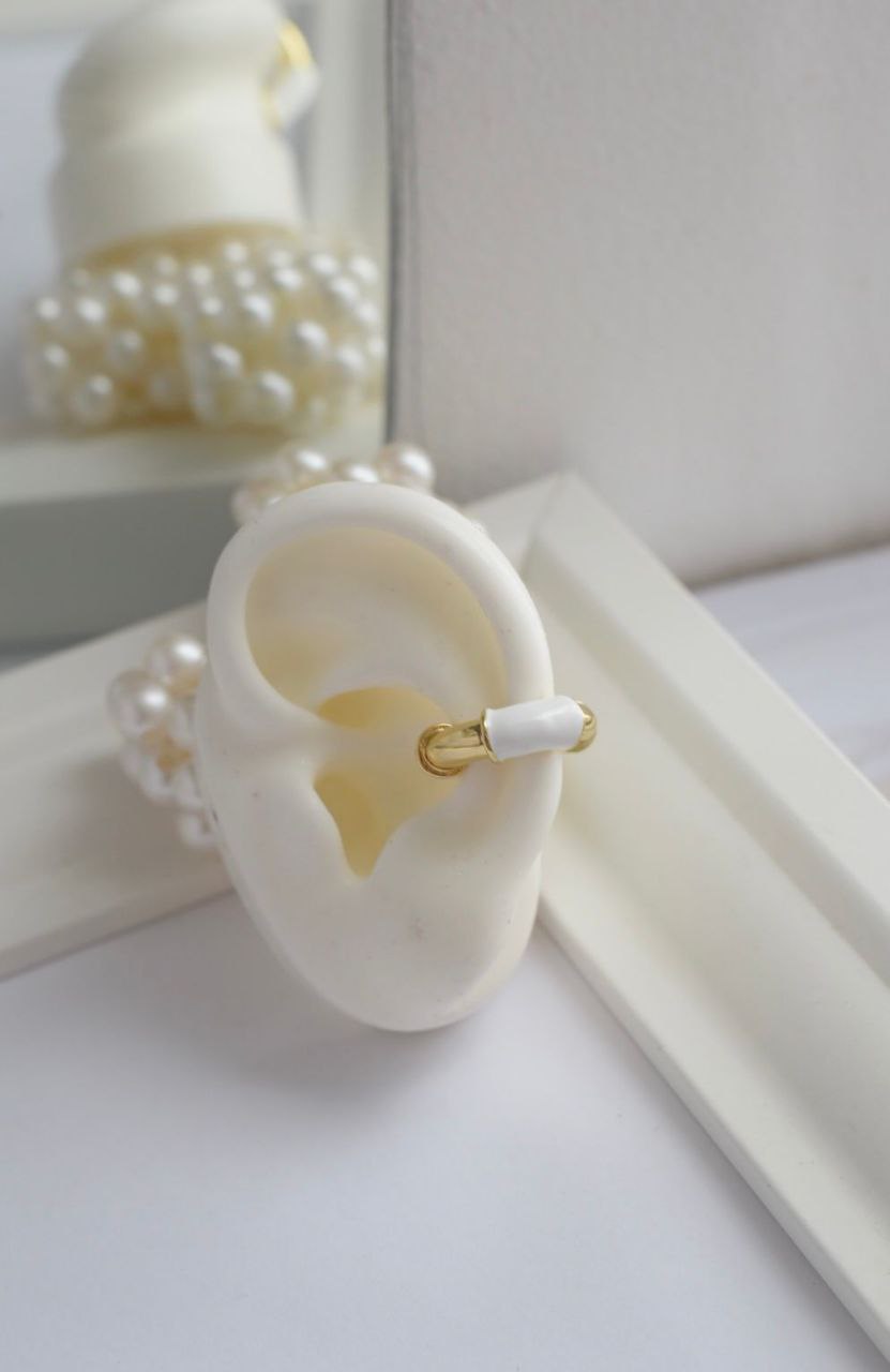 Gold & White ACuff