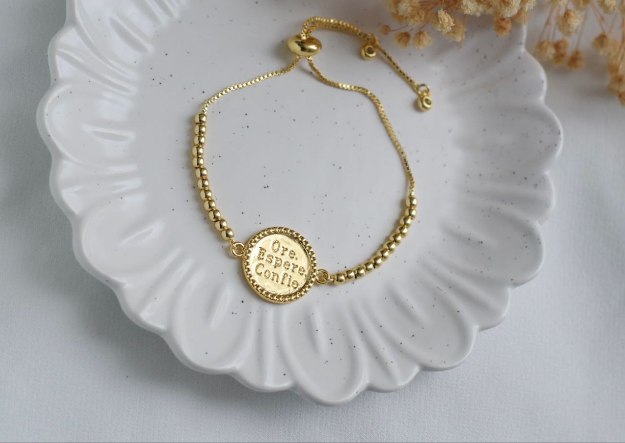 Pulsera Ore, Espere, Confíe P