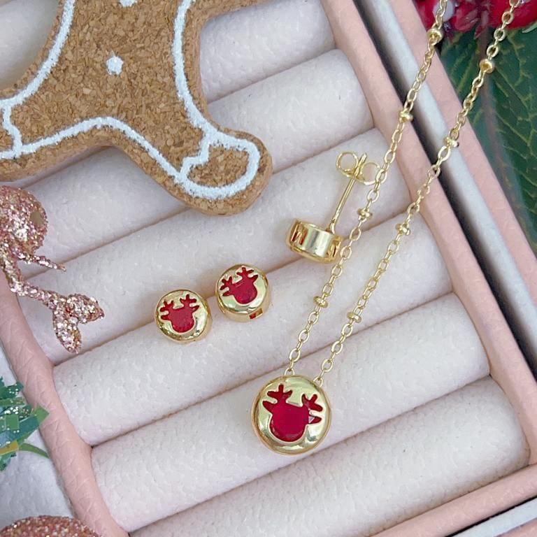 Juego Renito Rojo Navidad