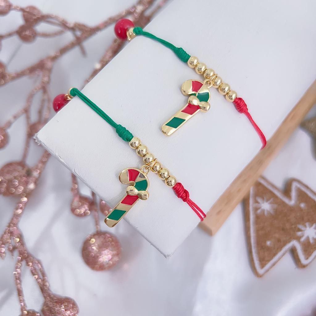 Pulsera Bastón Navidad