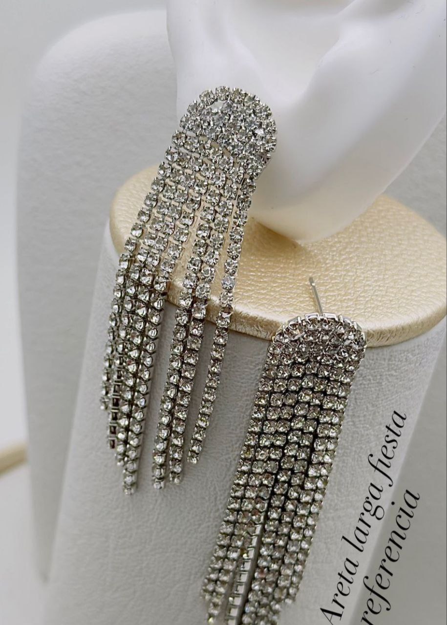 Aretes Strass de Lujo Z