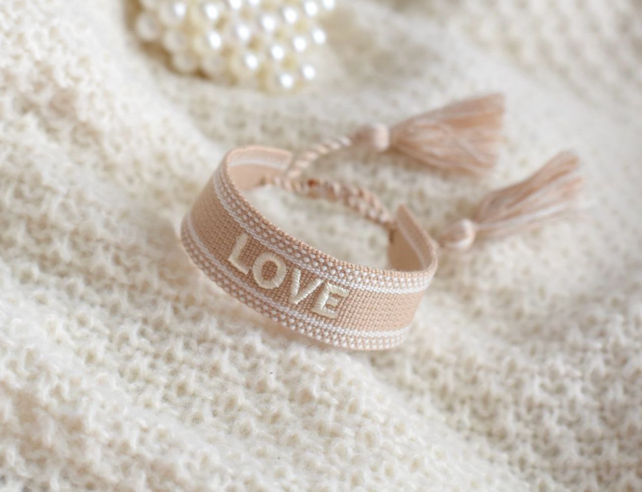 Brazalete Tejido Love P
