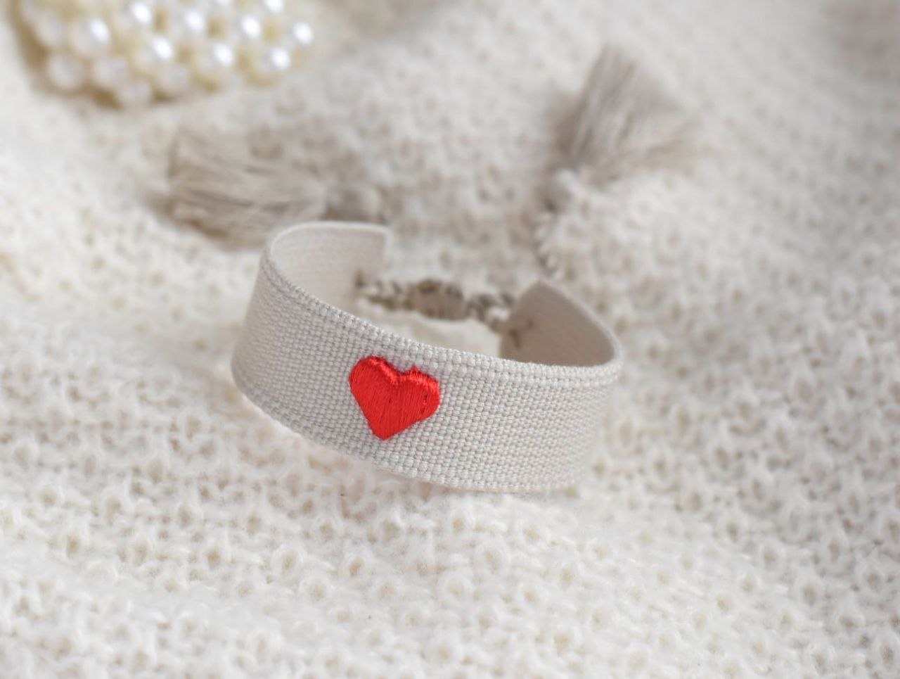 Brazalete Tejido Heart P