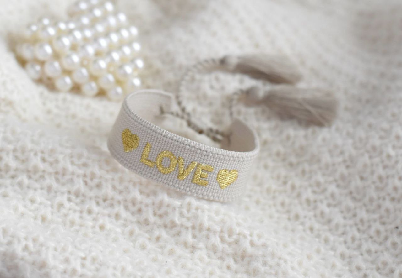Brazalete Tejido Love P