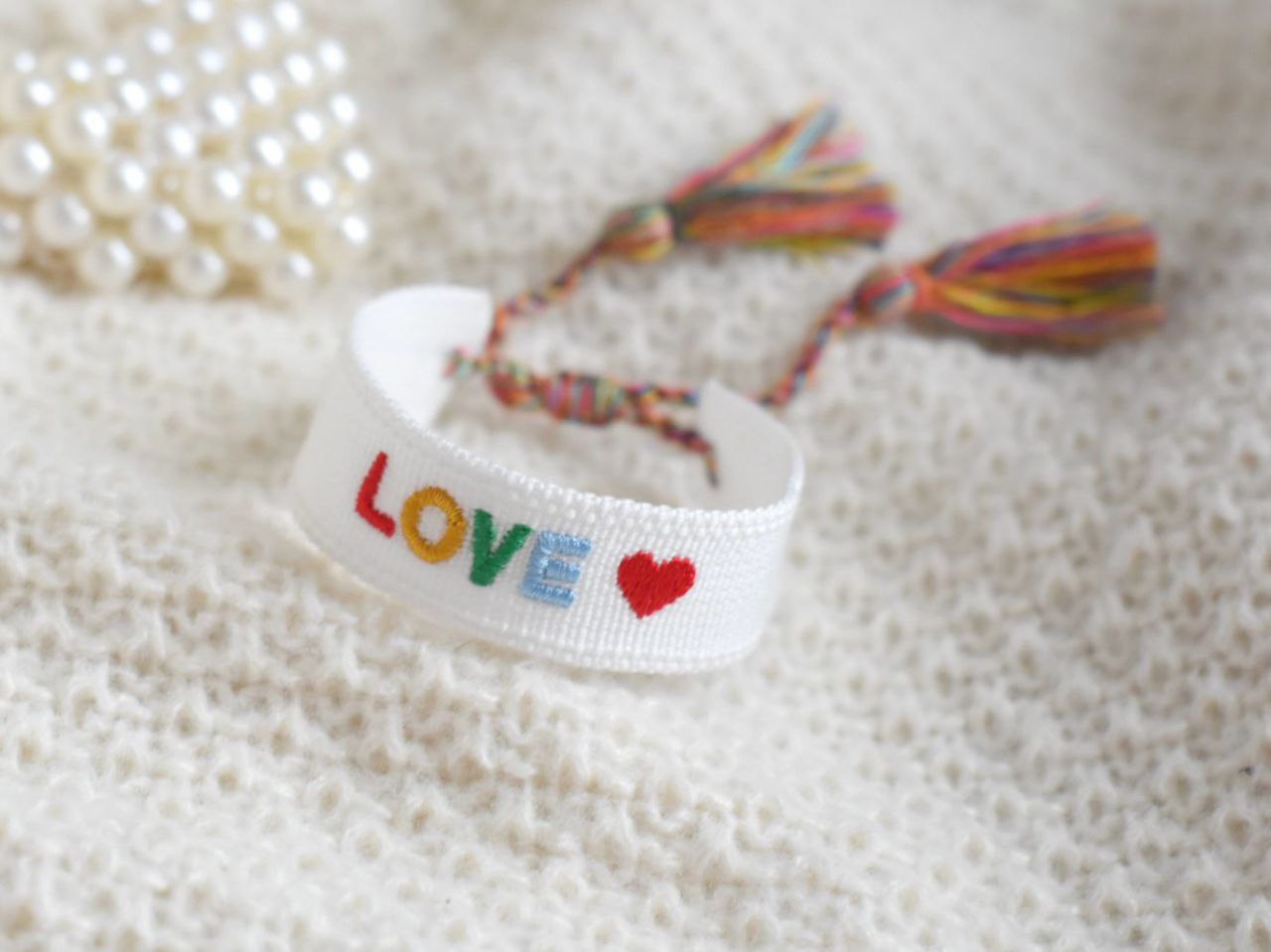 Brazalete Tejido Love P