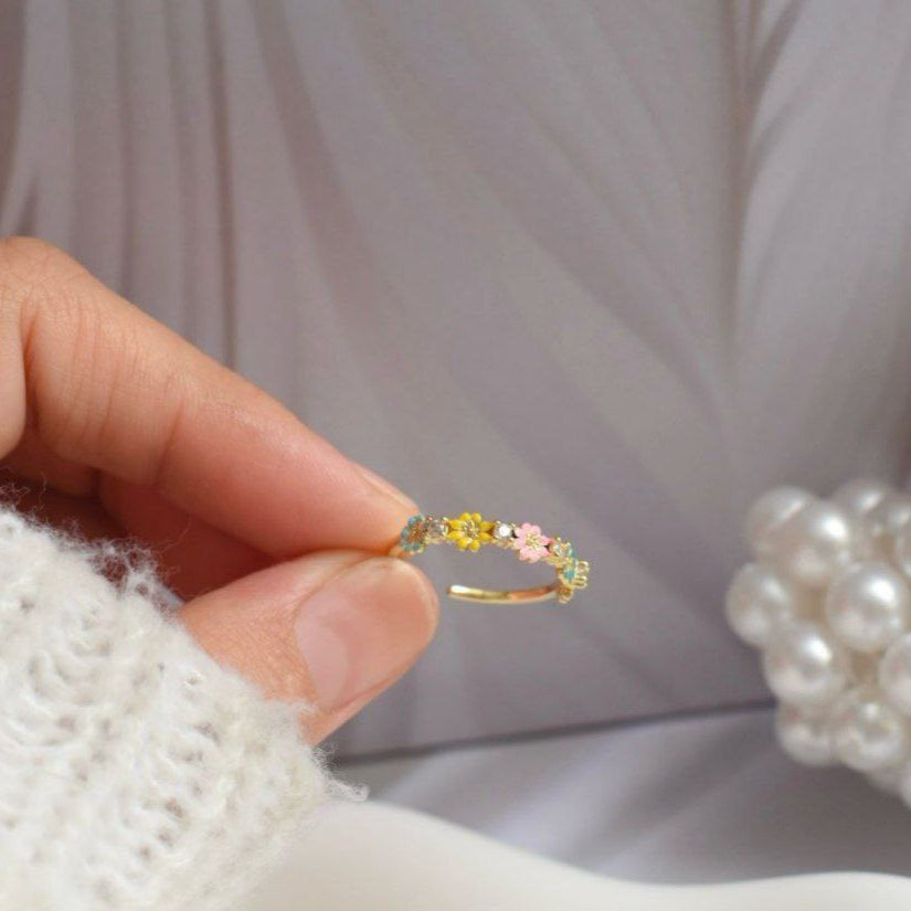 Anillo Mini Flowers