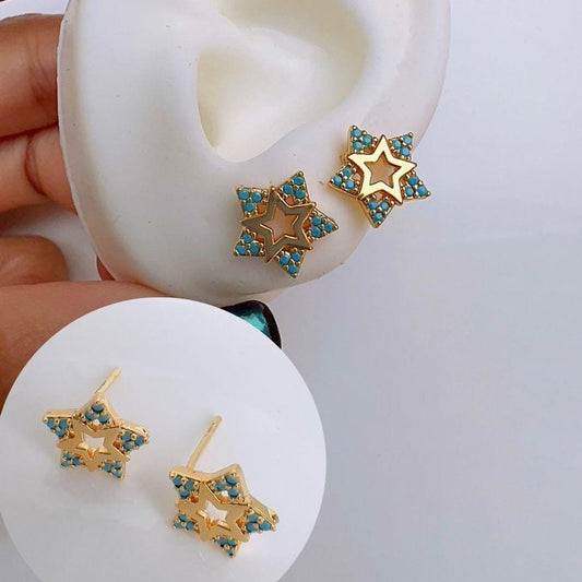 Aretes estrellas Z