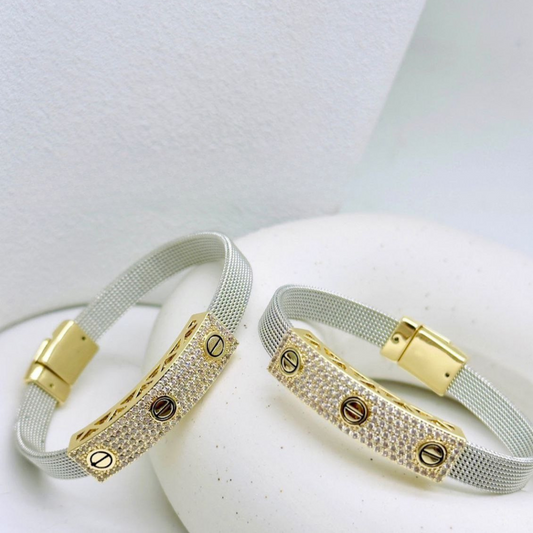 New Brazalete Plata P