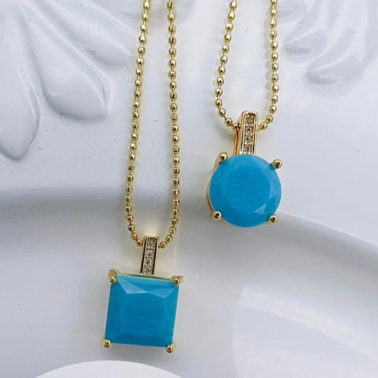 Blue pendant chain C