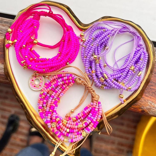 Pulseras mostacillas P