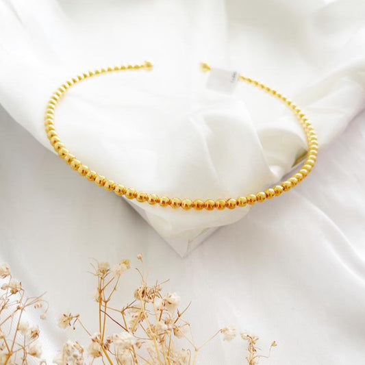 Bronze ball choker
