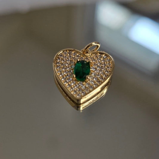 Dije Corazón Verde D
