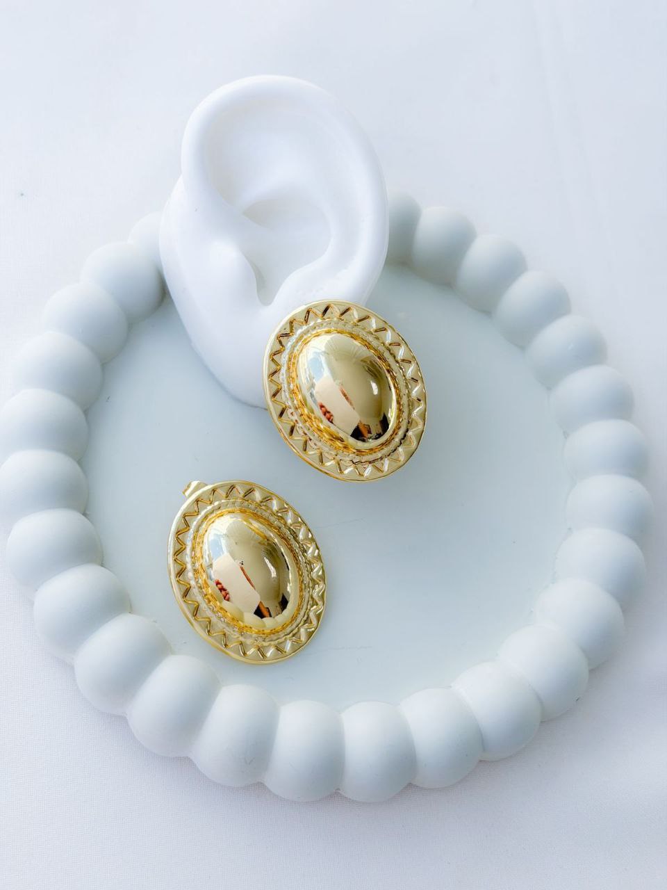 Arete Oval Espejo Z