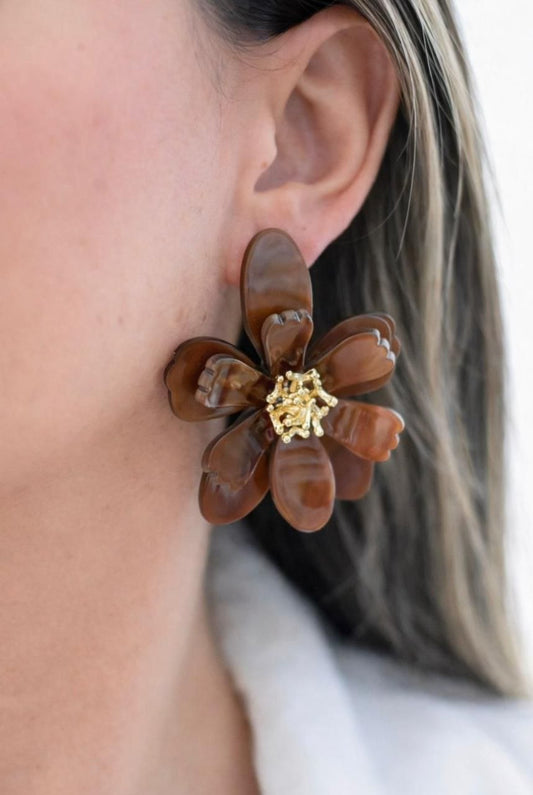 Maxi Aretes Flor Trending Z