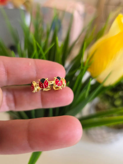 Anillos Cereza Mariquita