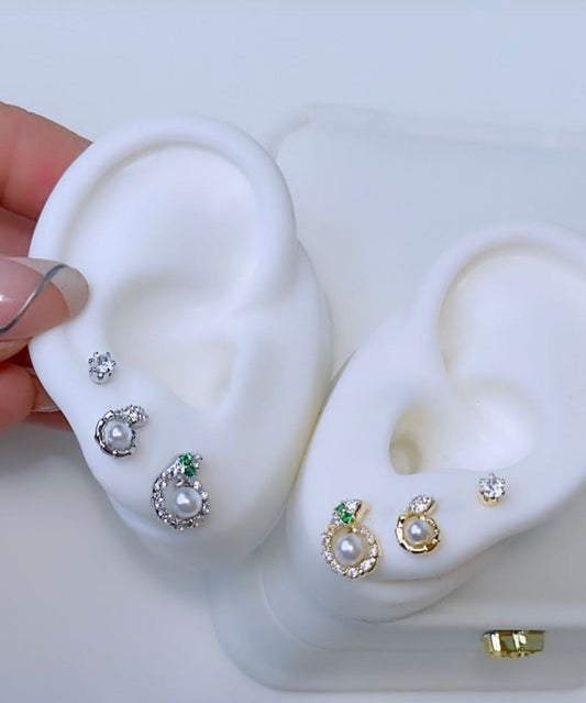 Airplane Z Earrings Trio