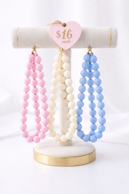 Collares de Pepas de Colores C