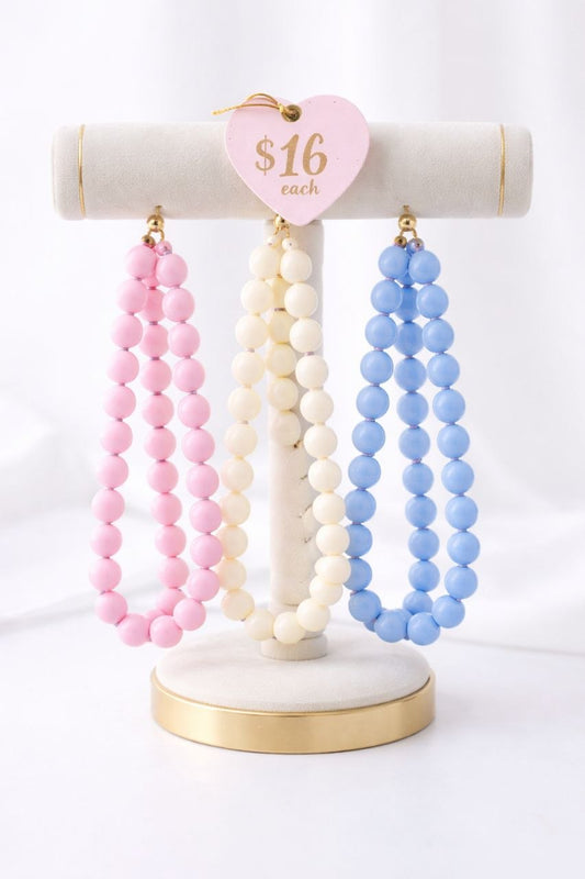 Collares de Pepas de Colores C