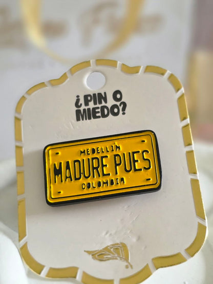 Prendedor Frases de mi Tierra