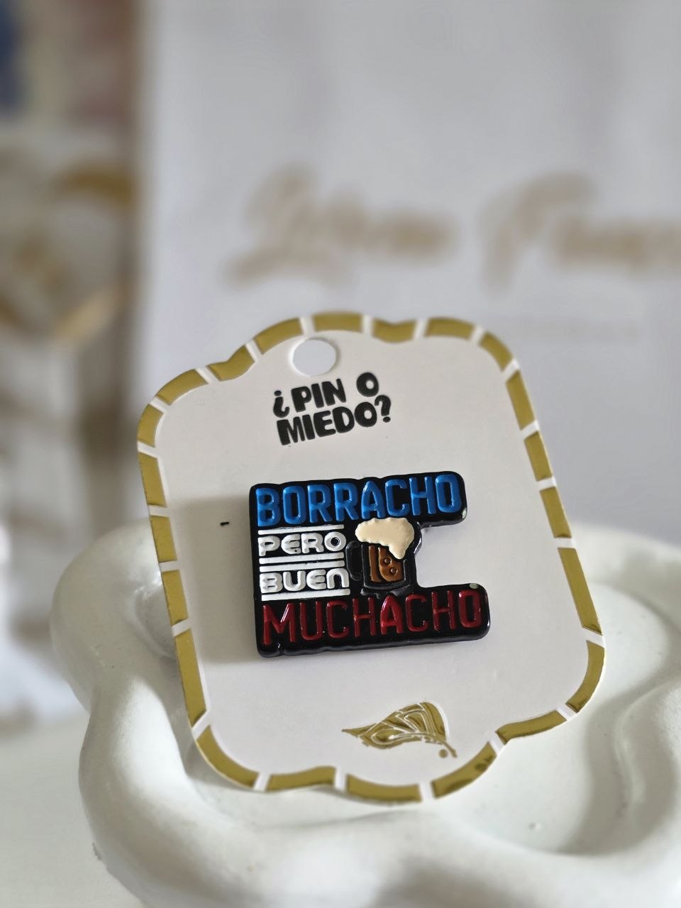 Prendedor Frases de mi Tierra